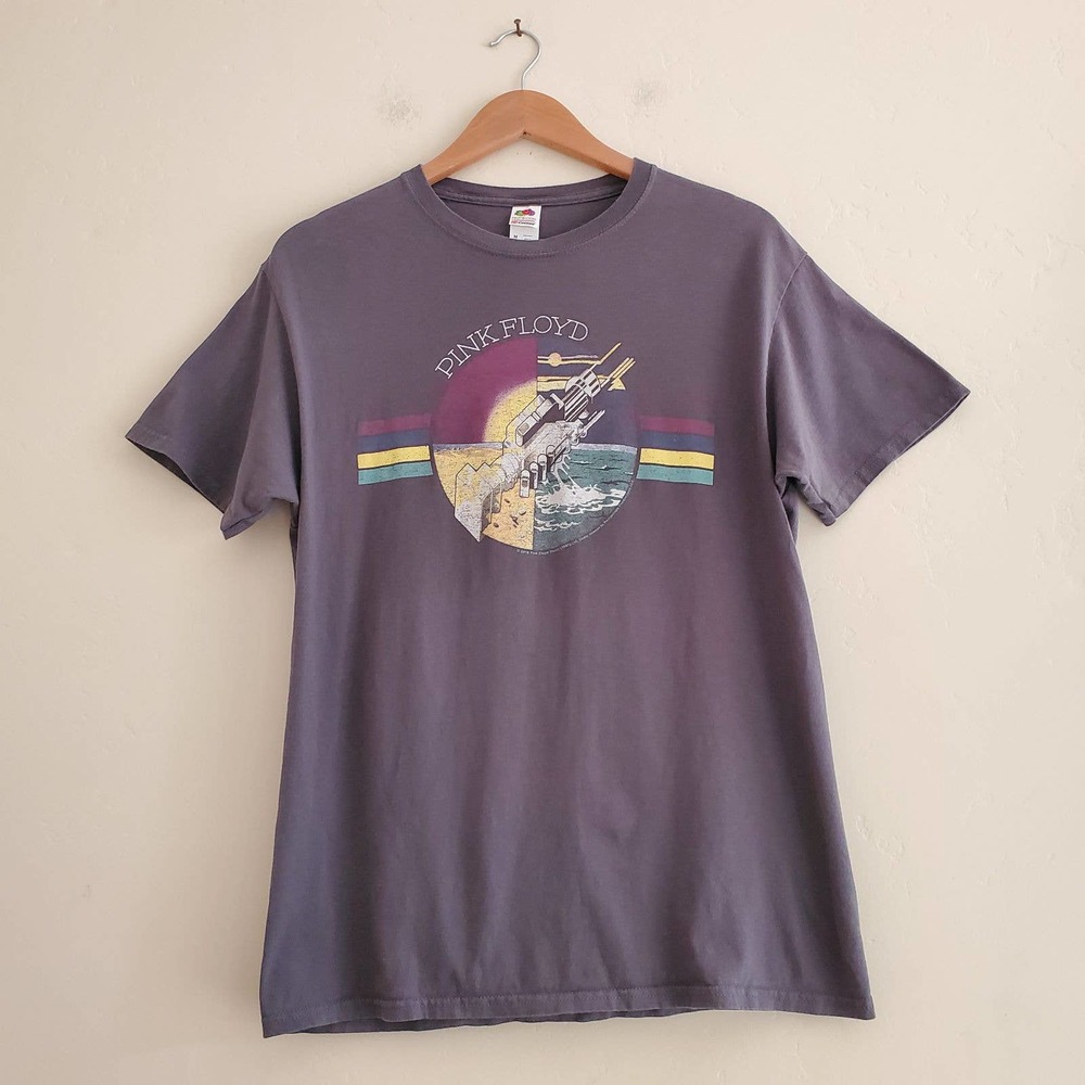 Pink Floyd Graphic  Men's Tees Medium Gray